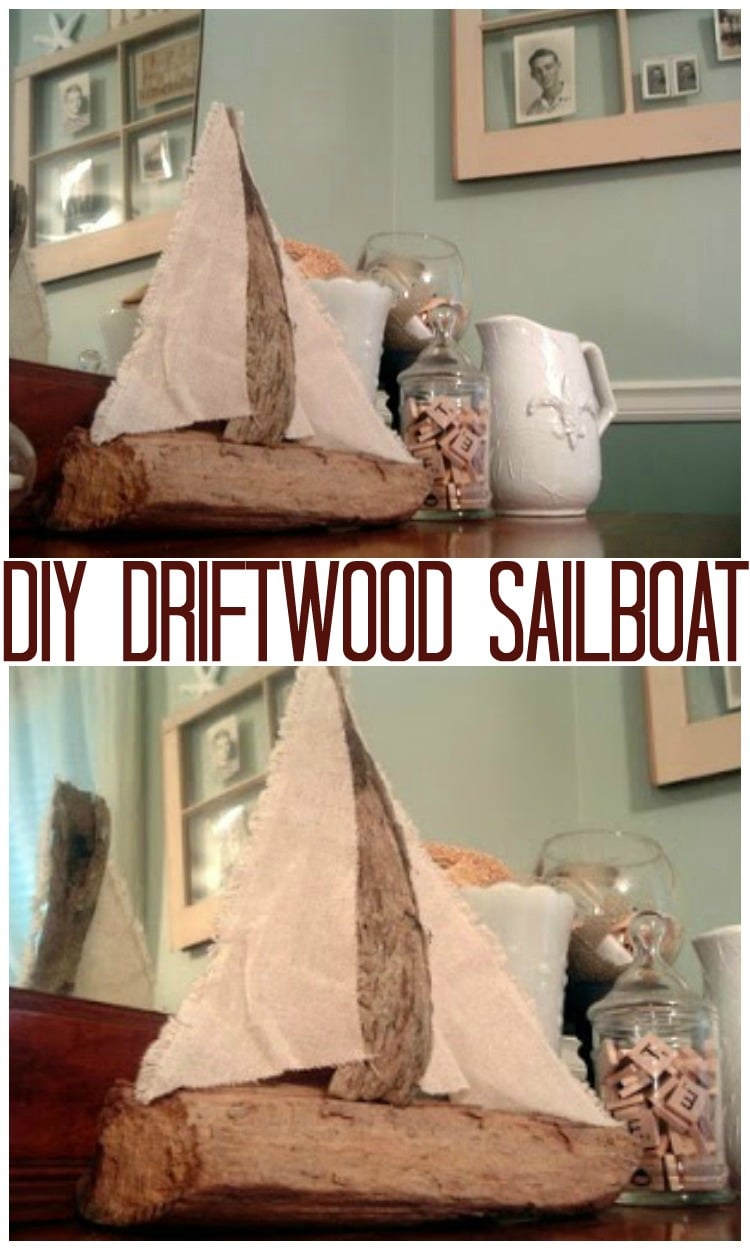 Learn how to make a driftwood sailboat with step by step instructions.