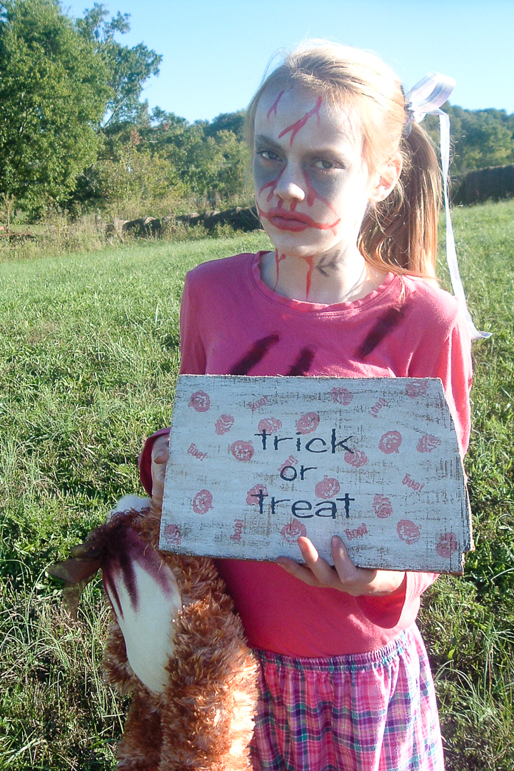 how to make a homemade zombie costume for girls