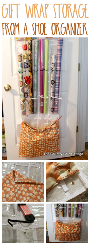Stylish Gift Wrapping Storage Solution