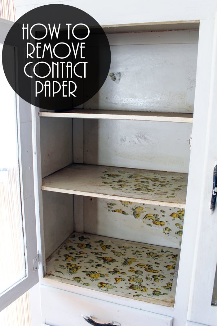How to Remove Contact Paper in Minutes! - Angie Holden The Country Chic  Cottage
