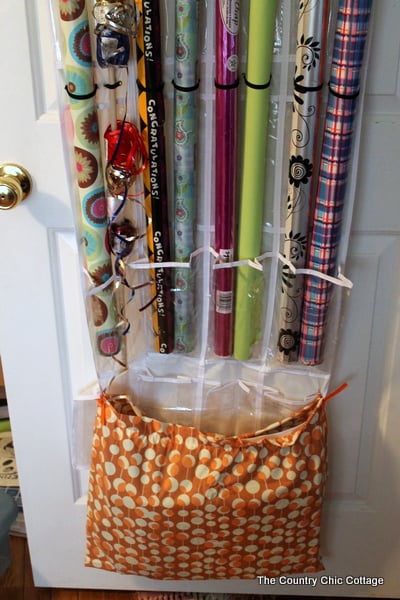IHeart Organizing: Reader Space: Great Gift Wrap Organization!