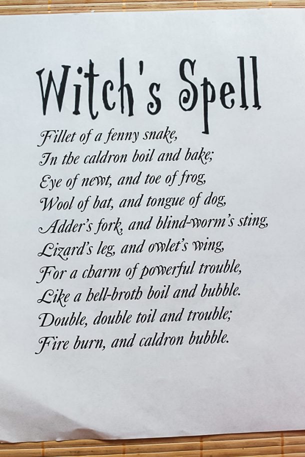 Free Printable Spell Book Page and Witch's Decor Angie Holden The