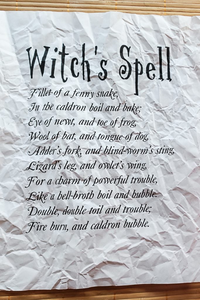 Free Printable Spell Book Page and Witch's Decor The Country Chic Cottage