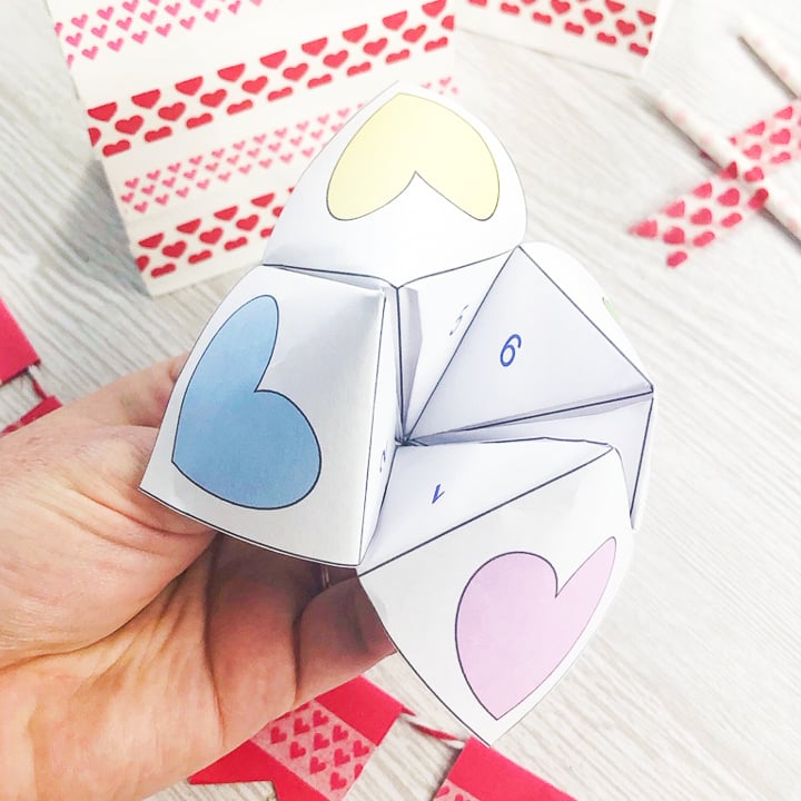 Valentine s Day Cootie Catcher FREE Printable The Country Chic Cottage