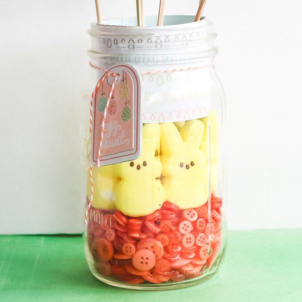 Peeps Mason Jar Perfect For Your Easter Table Angie Holden The Country Chic Cottage