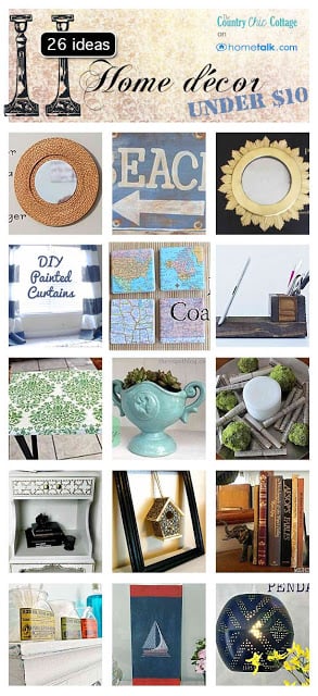 26 Home Decor Ideas Under $10 - The Country Chic Cottage