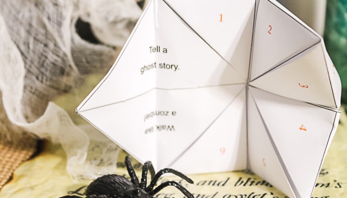 cootie catcher for halloween