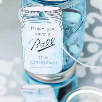 jar shaped gift tags