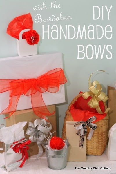 Beautiful Handmade Bows Using The Bowdabra - Angie Holden The Country Chic  Cottage