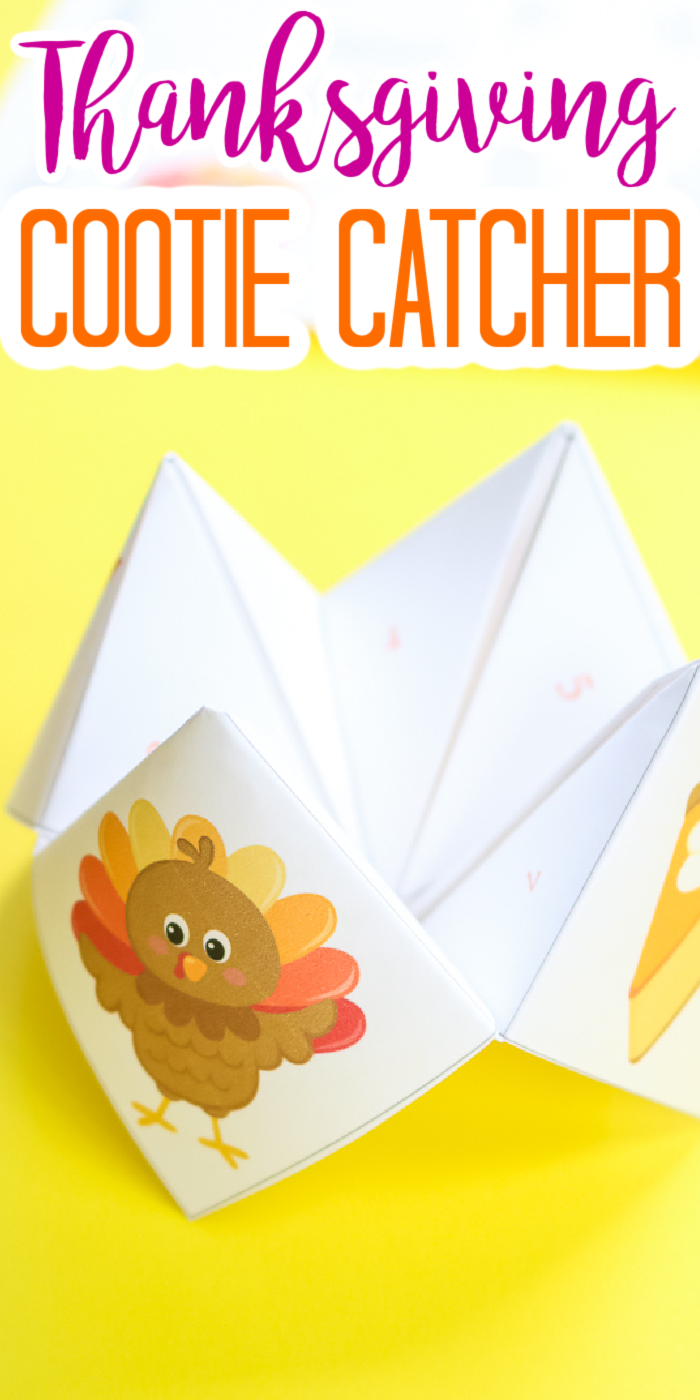 Thanksgiving Cootie Catcher Free Printable Angie Holden The Country