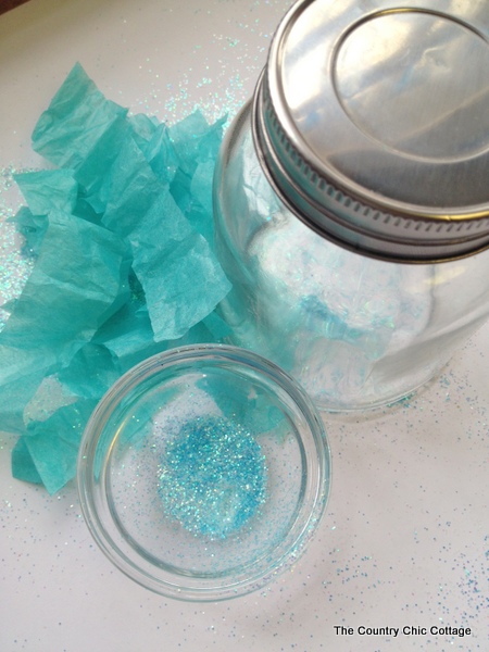 How to Apply Glitter on Glass the Easy Way - Angie Holden The Country Chic  Cottage