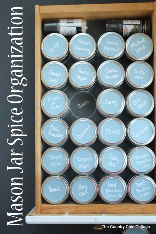 Best Spice Storage Solution: Mason Jars