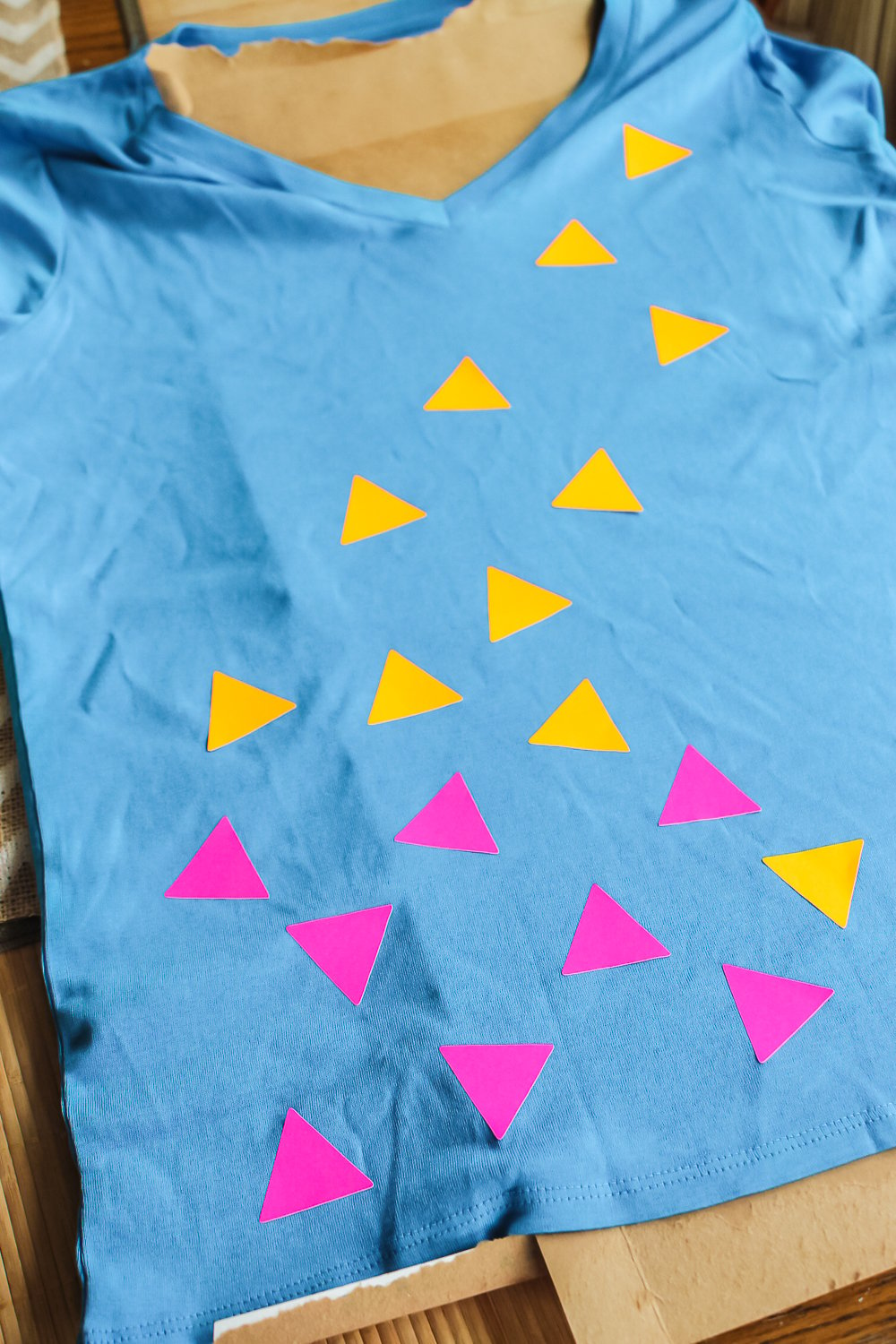 90's Triangle Teal - HTV Pattern