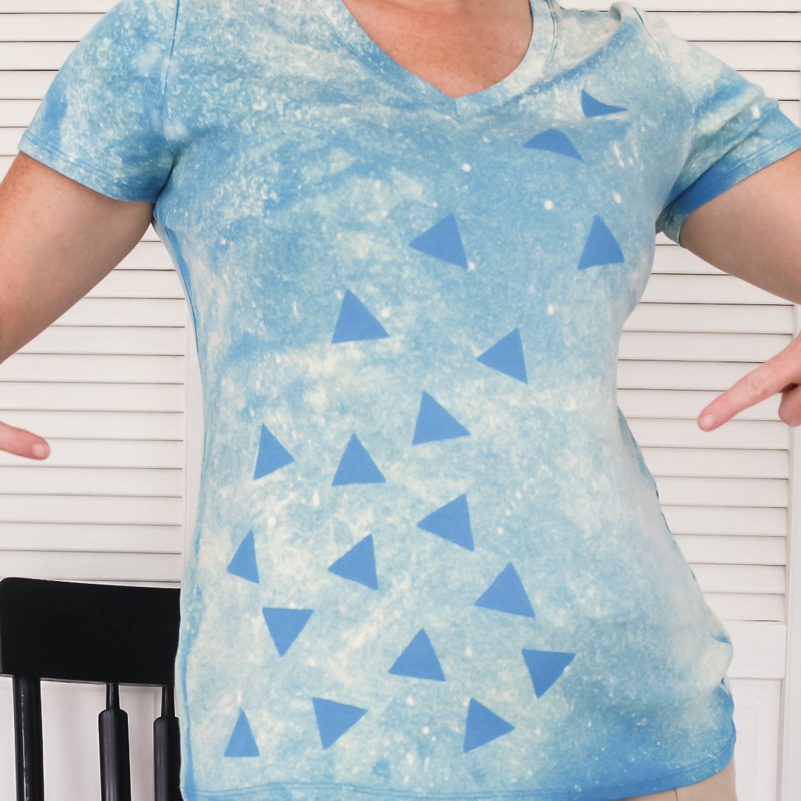 90's Triangle Teal - HTV Pattern