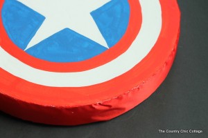 Make a Homemade Captain America Shield | The Country Chic Cottage