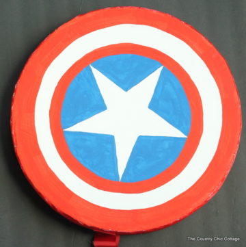 Make a Homemade Captain America Shield | The Country Chic Cottage