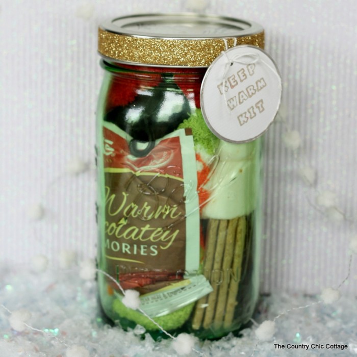 Keep Warm Kit Gift in a Jar - Angie Holden The Country Chic Cottage