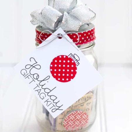 Holiday Tag Kit Mason Jar Gift by Tried & True Creative