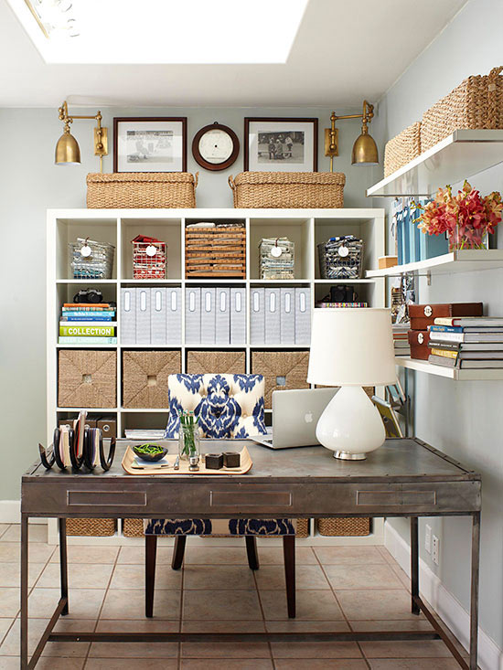 Office Organization Ideas - Angie Holden The Country Chic Cottage