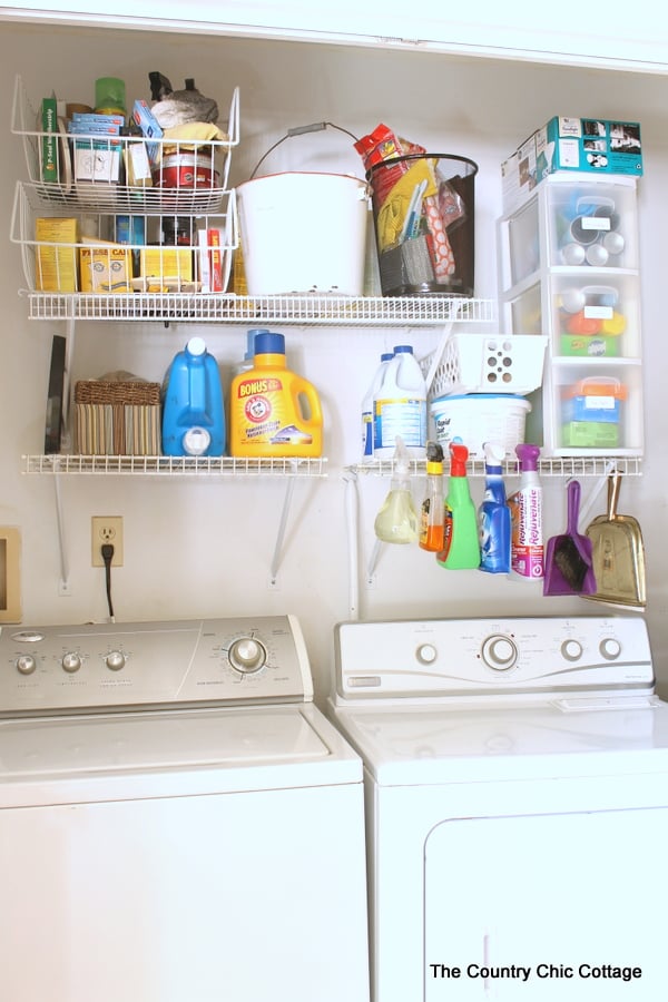 Ideas for an Organized Laundry Room - Angie Holden The Country Chic Cottage
