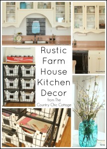 The Best Cheap Farmhouse Rustic Kitchen Decor - Angie Holden The ...