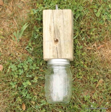 How to Make a Carpenter Bee Trap - Angie Holden The Country Chic Cottage