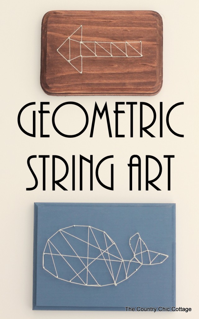 How to make geometric string art in any shape! Great step by step instructions!