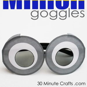 3D Minion Googles by 30 Minute Crafts