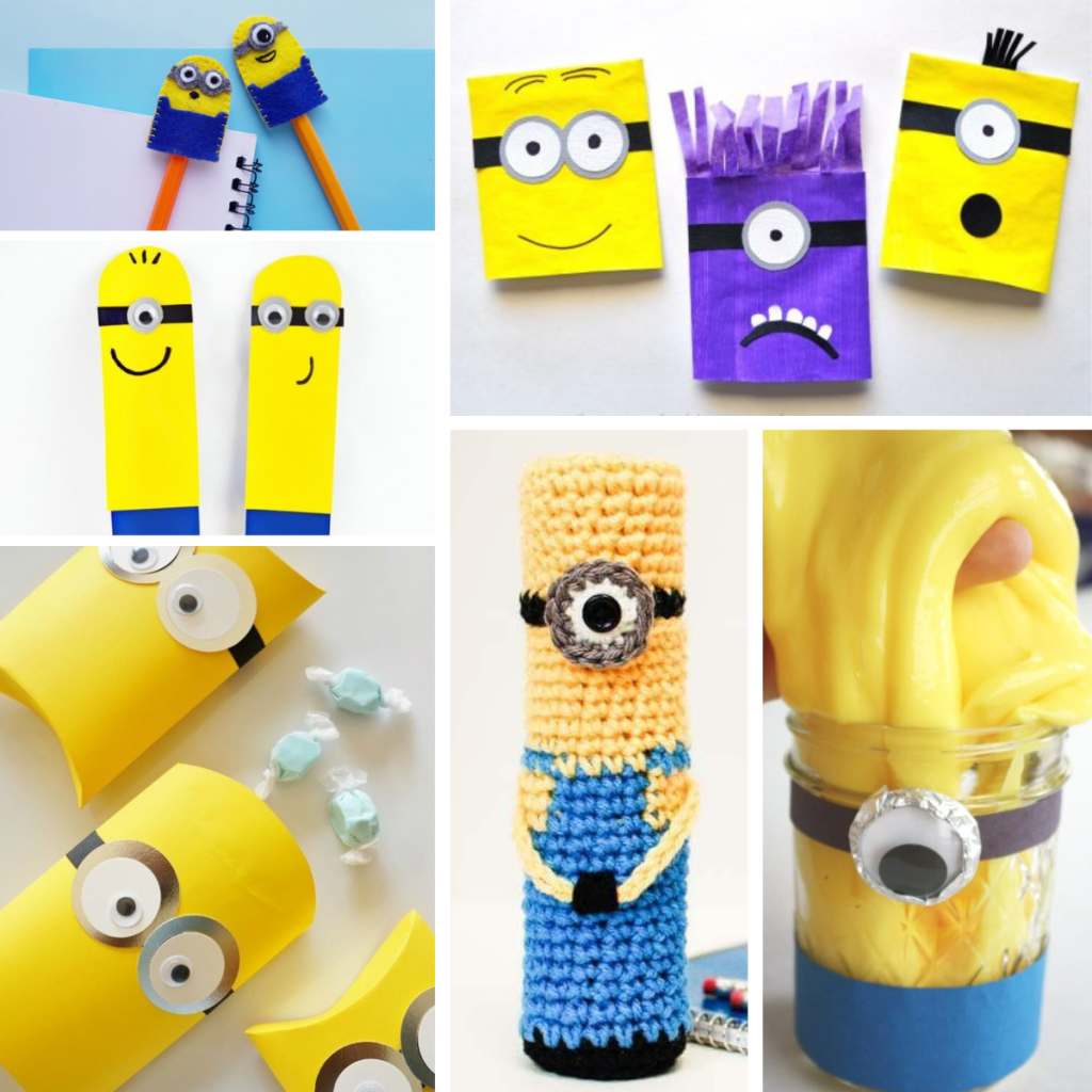 minion crafts collage