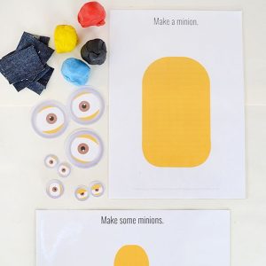 Minion Play Dough Mats by Picklebums