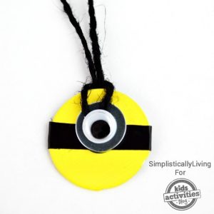 Minion Washer Necklace by Kids Activities Blog