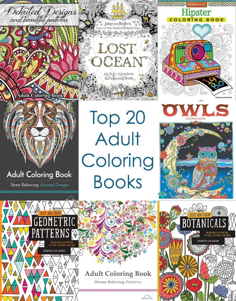 Adult Coloring Books To Buy The Country Chic Cottage