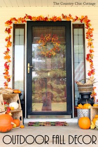 Outdoor Fall Decor - Angie Holden The Country Chic Cottage