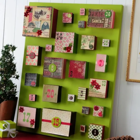 DIY Advent Calendar That Makes a Statement by Mod Podge Rocks