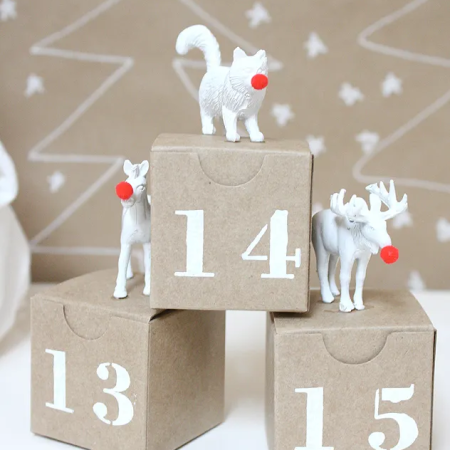 DIY Advent Calendar by The Bubbly Life