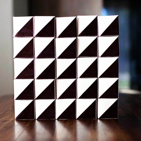 DIY Geometric Advent Calendar Blocks by All For The Boys