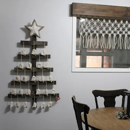 Wall Mounted Advent Calendar by The DIY Dreamer