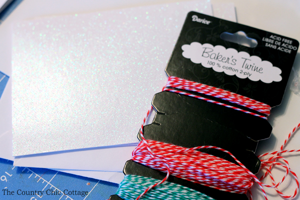 Hand-Sewn Greeting Cards with Baker's Twine