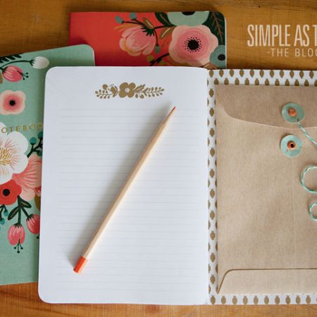 DIY Travel Notebook by Simple As That Blog