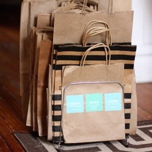 Gift Bag Organization by Aunt Peaches