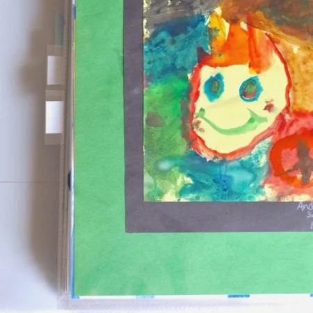 How To Organize Your Children's Art by Make Life Lovely