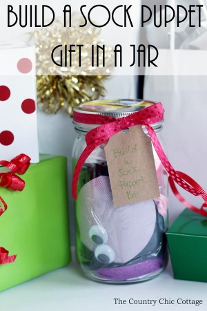 Build a Sock Puppet Gift Idea - Angie Holden The Country Chic Cottage