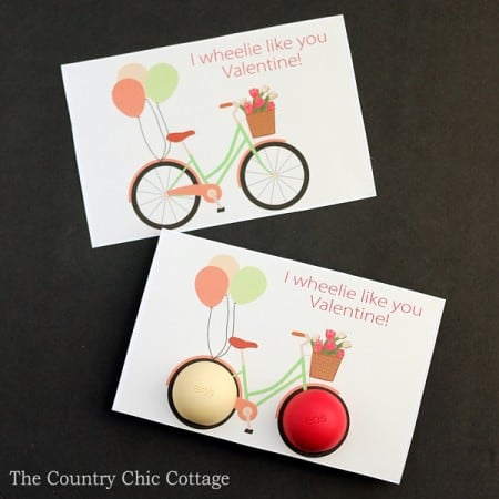 Make this EOS lip balm Valentine's Day card for your sweetheart in just minutes! The card is a free printable so get yours today!