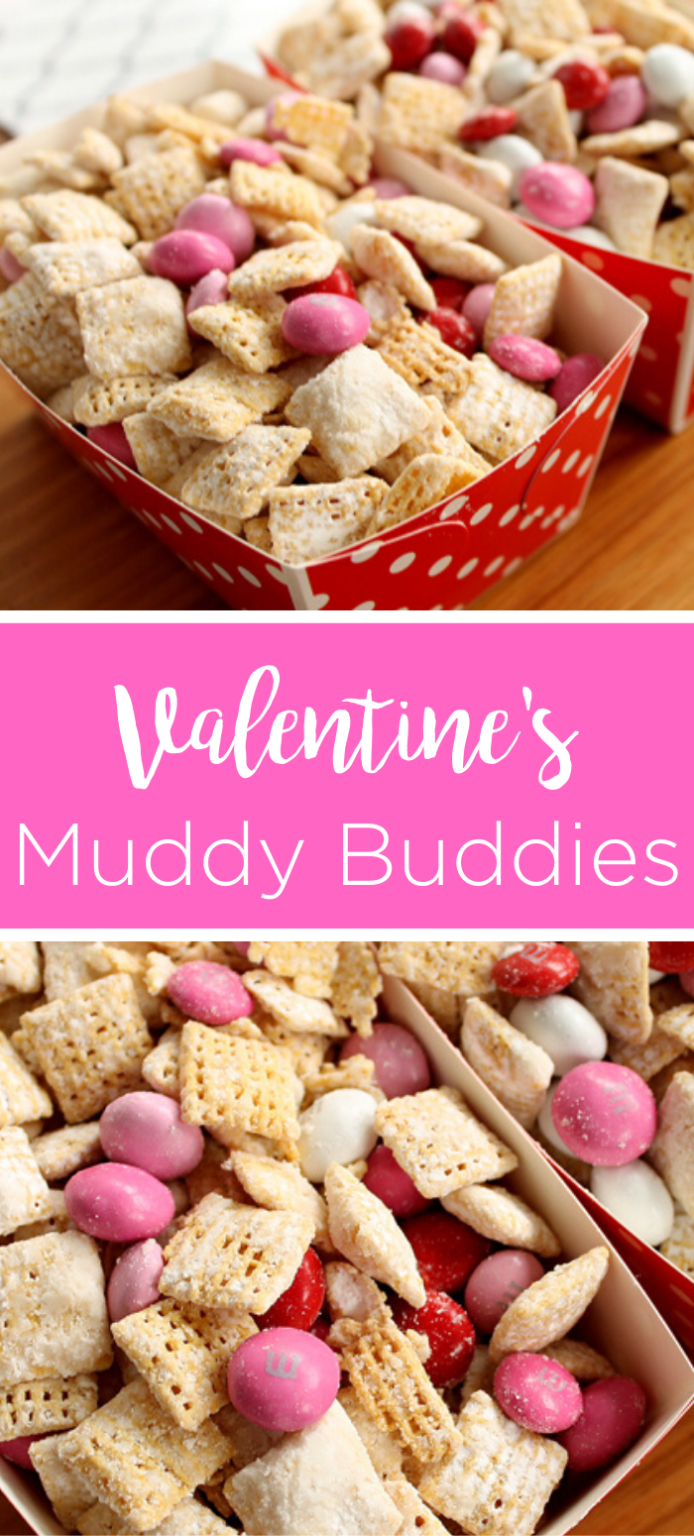 Valentine's Day Muddy Buddies Recipe - The Country Chic Cottage