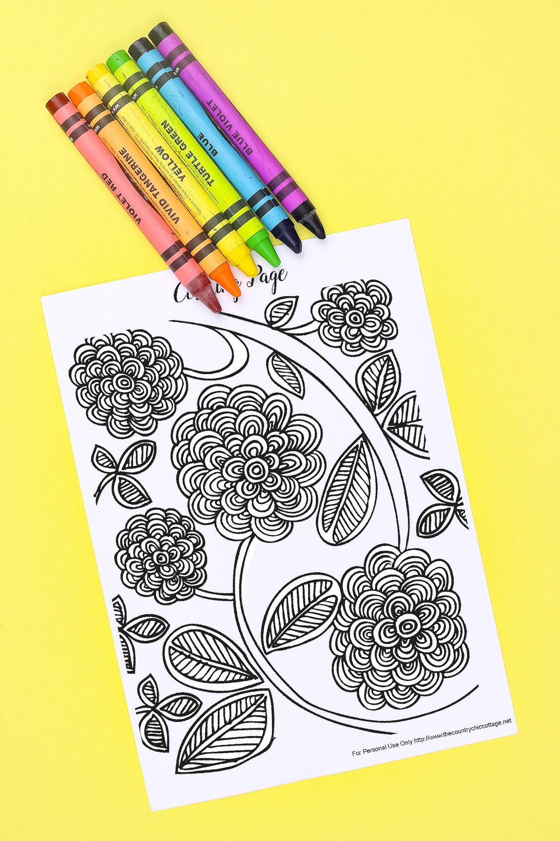 Free Spring Coloring Pages For Adults The Country Chic Cottage