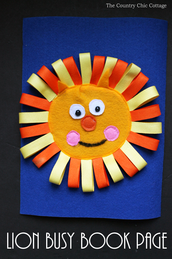 How To Make A Felt Shapes Busy Book Page - Angie Holden The
