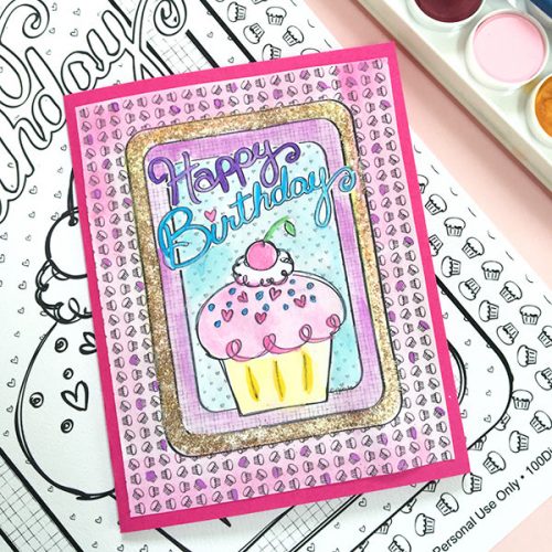 DIY Birthday Cards Using Coloring Pages (5-Minute Project) - Angie ...