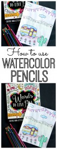 How To Use Watercolor Pencils - Angie Holden The Country Chic Cottage
