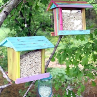 Beach House-Themed DIY Bird Feeder - Angie Holden The Country Chic Cottage