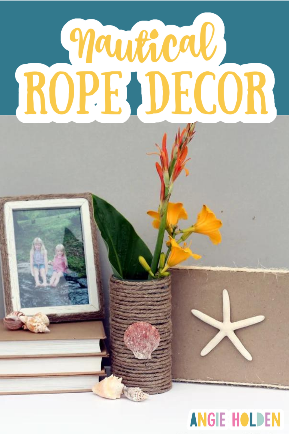 Nautical Decor Using Rope Angie Holden The Country Chic Cottage   Nautical Rope Decor Pinterest Pin 2 